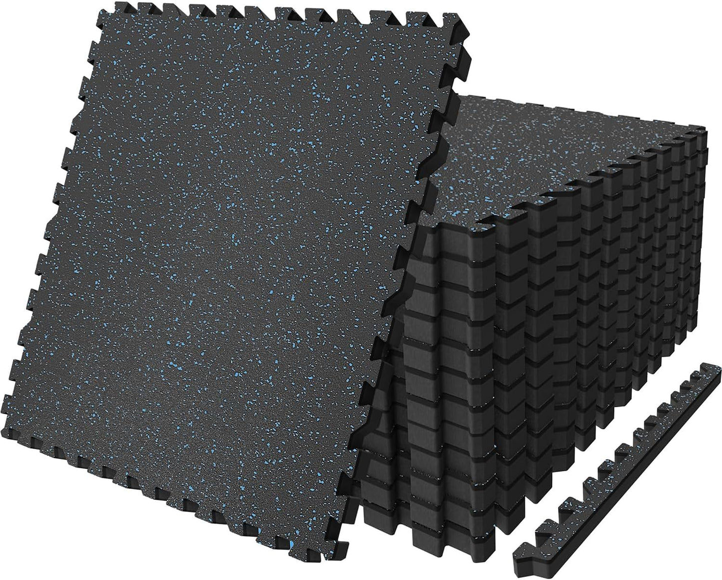 AIRHOP 24 Sq Ft Exercise Equipment Mats for Home Gym Flooring