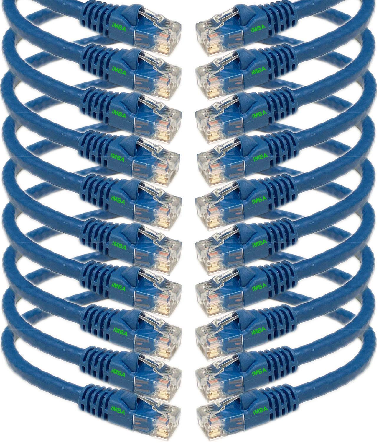 iMBAPrice Cat6 Ethernet Patch Cable 14 Feet for Fast Networking