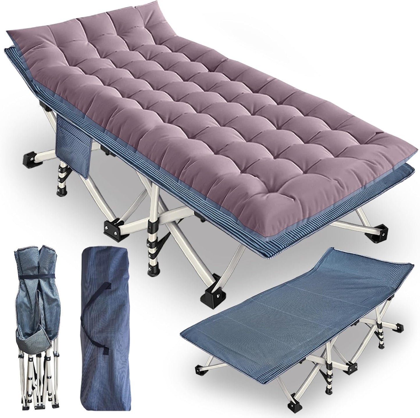 Oversize Camping Cot - Deluxe Comfort for Any Adventure!