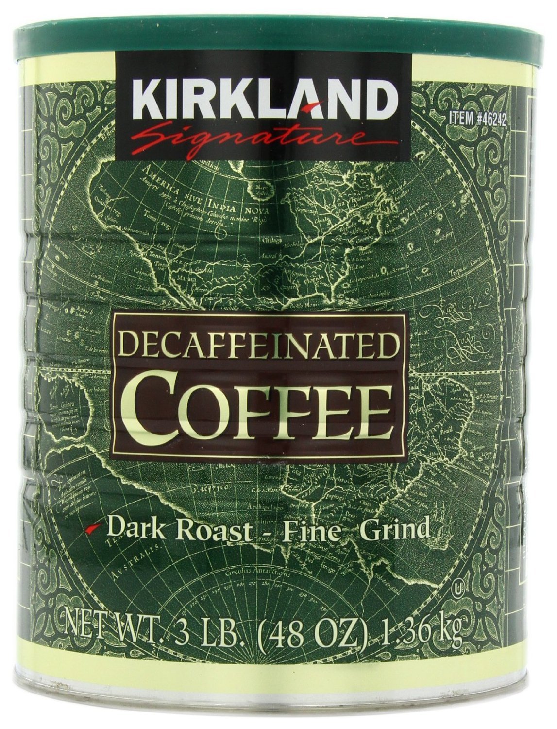 Kirkland Signature 100% Colombian Dark Roast Decaf Coffee Review
