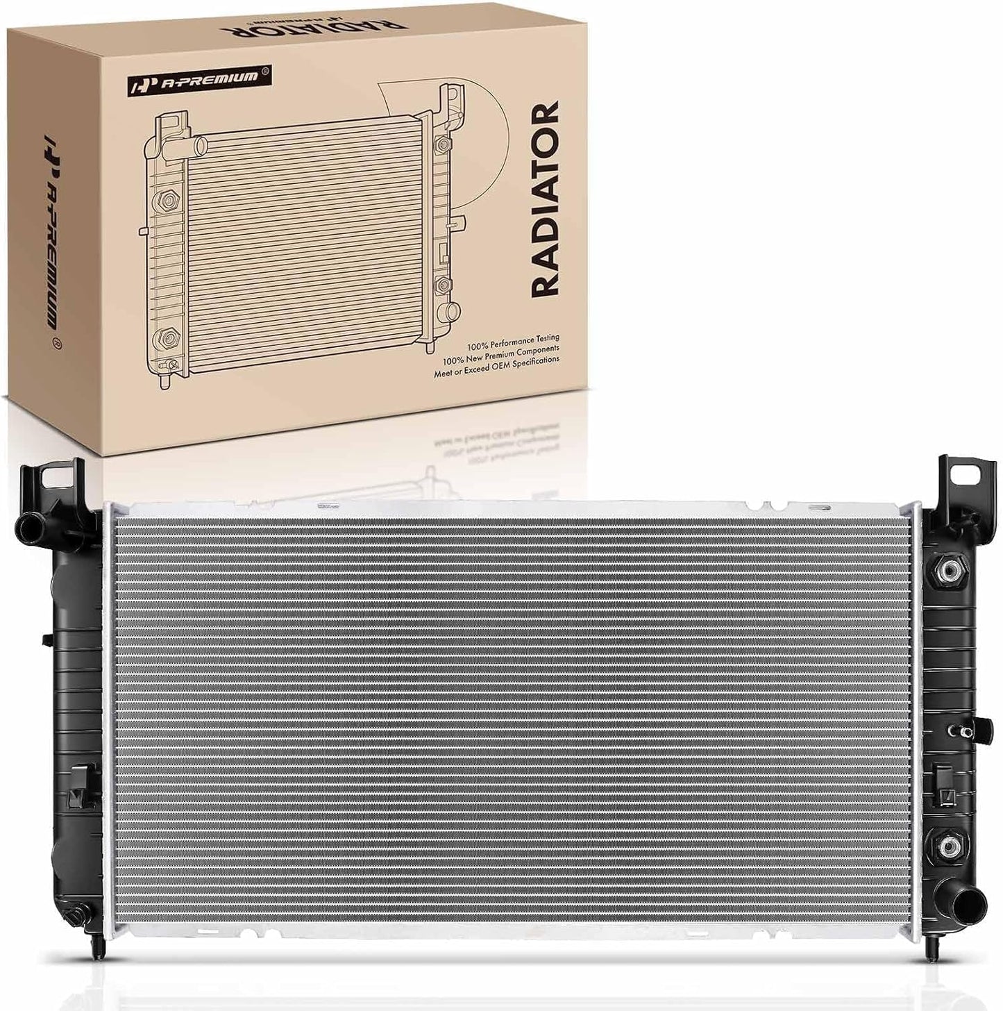 34 Inch Engine Coolant Radiator for Chevy Silverado & GMC Models
