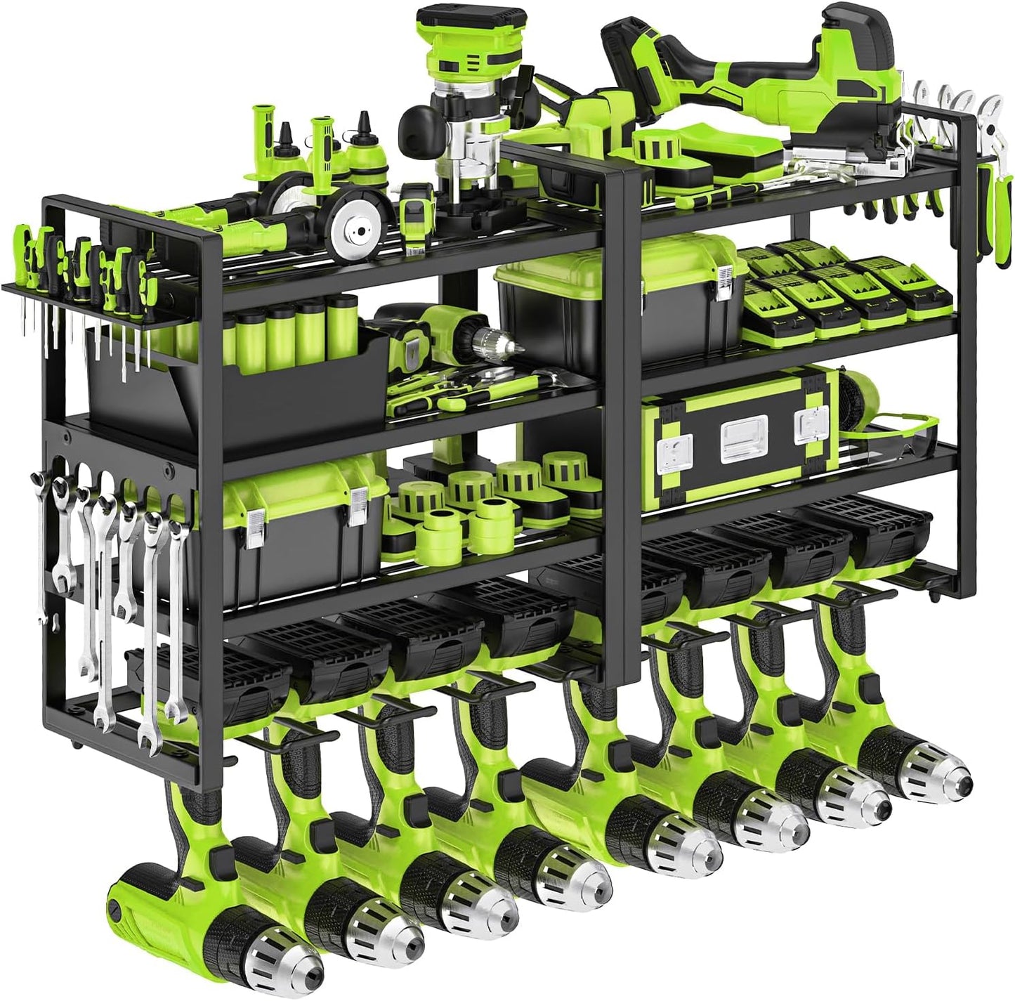 Ultimate Drill Storage Rack - Organize with Ease!