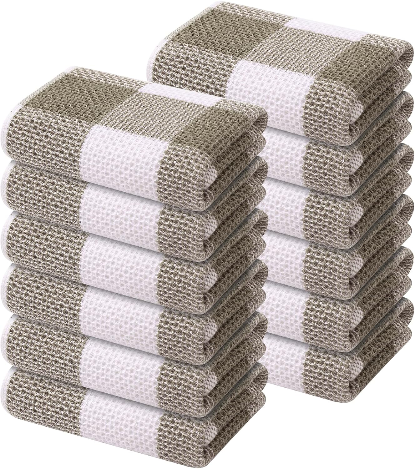 Mordimy 100% Cotton Waffle Weave Kitchen Towels for Every Home