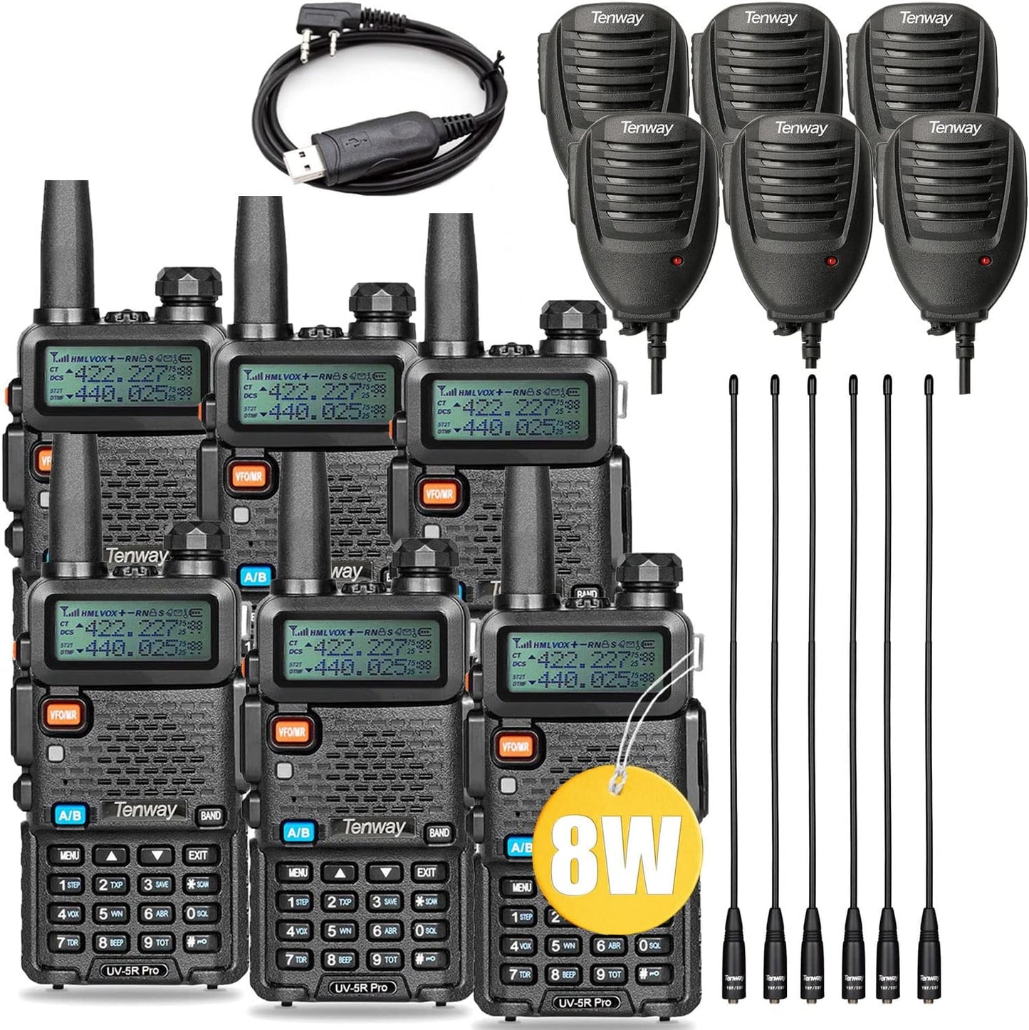 Ham Radio UV-5R Pro 8Watt Dual Band Two Way Radio Review