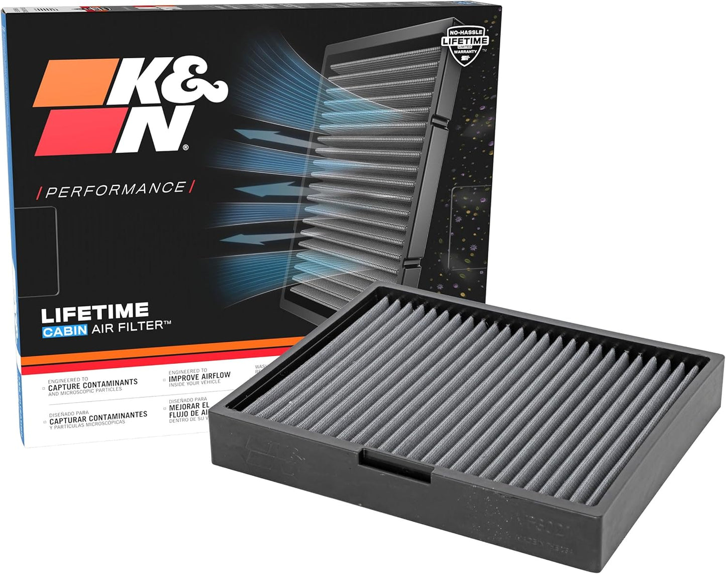 K&N LIFETIME Cabin Air Filter for 2020-2025 Ford/Lincoln Models