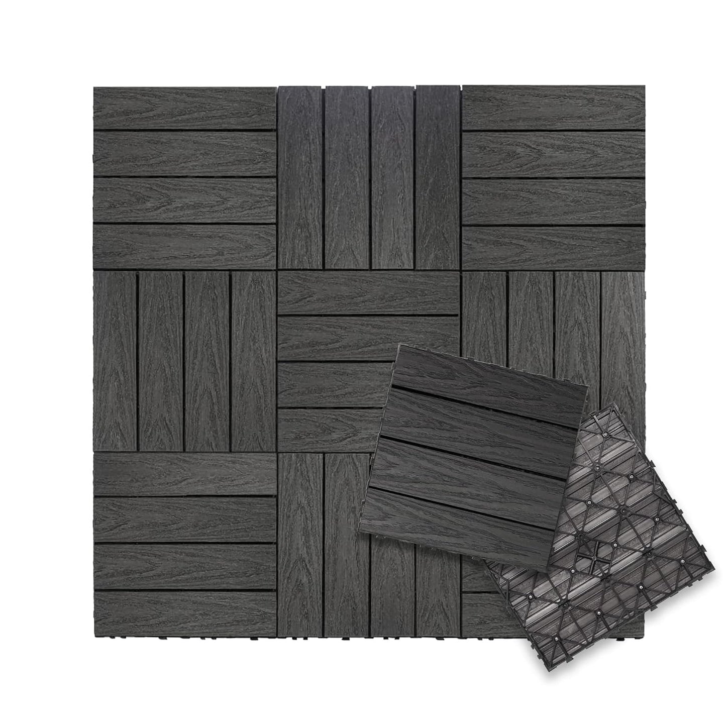 NewTechWood UltraShield Naturale 1 ft. x 1 ft. Deck Tiles