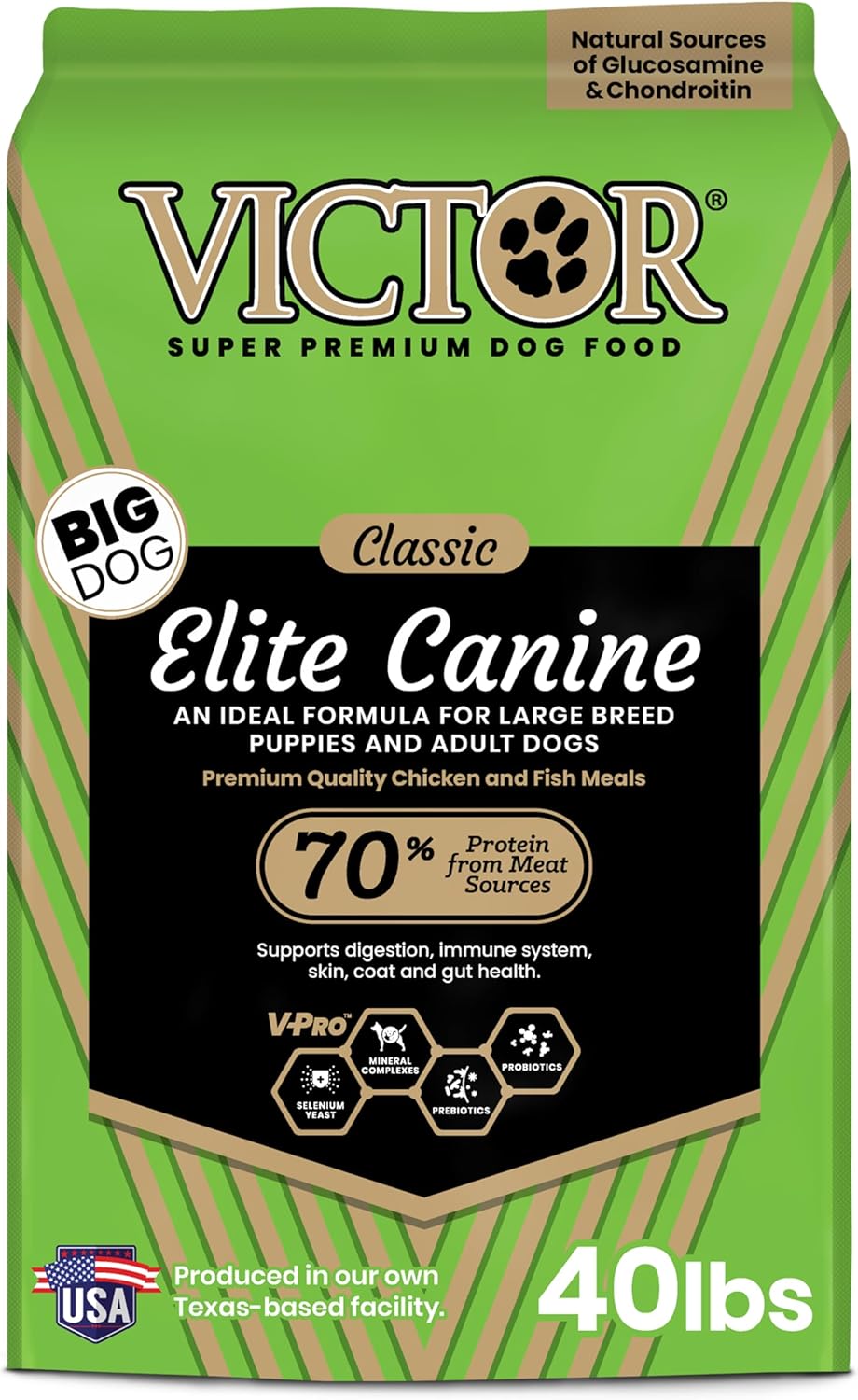 VICTOR Super Premium Dog Food for Large Breed Dogs & Puppies