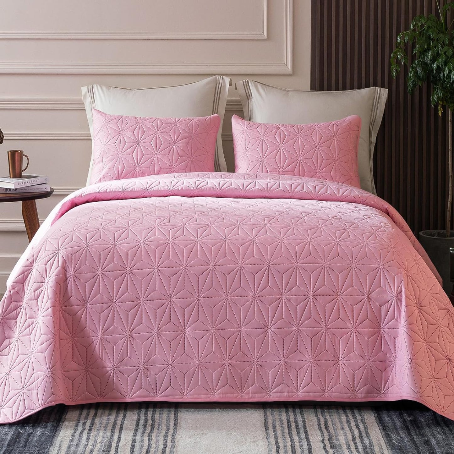 Whale Flotilla Queen Quilt Bedding Set for All Seasons Comfort