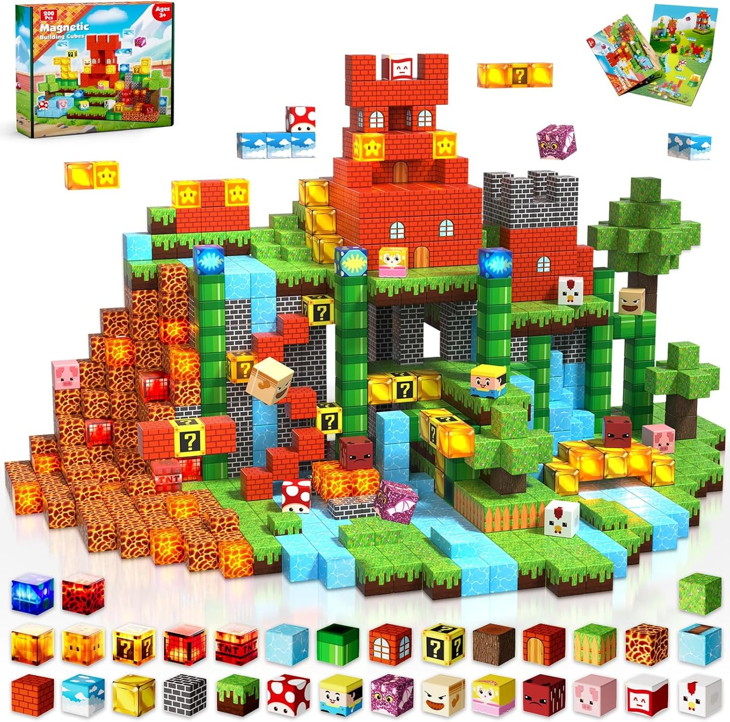 200PCS Magnetic Building Blocks for Kids - Creative STEM Toy