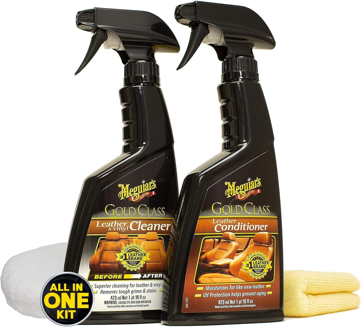 Meguiar's Leather Care Kit: Ultimate Protection