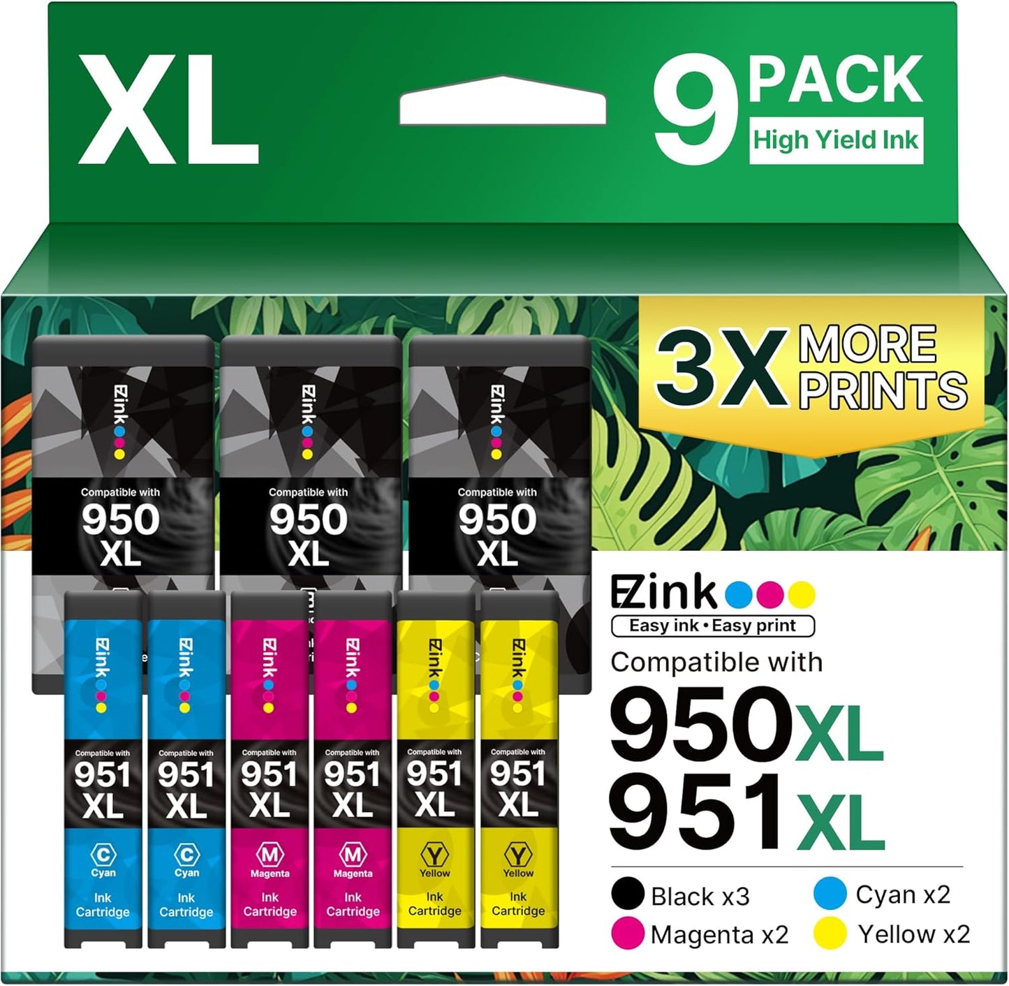 E-Z Ink Compatible Ink Cartridge Replacement for HP 950XL 951XL