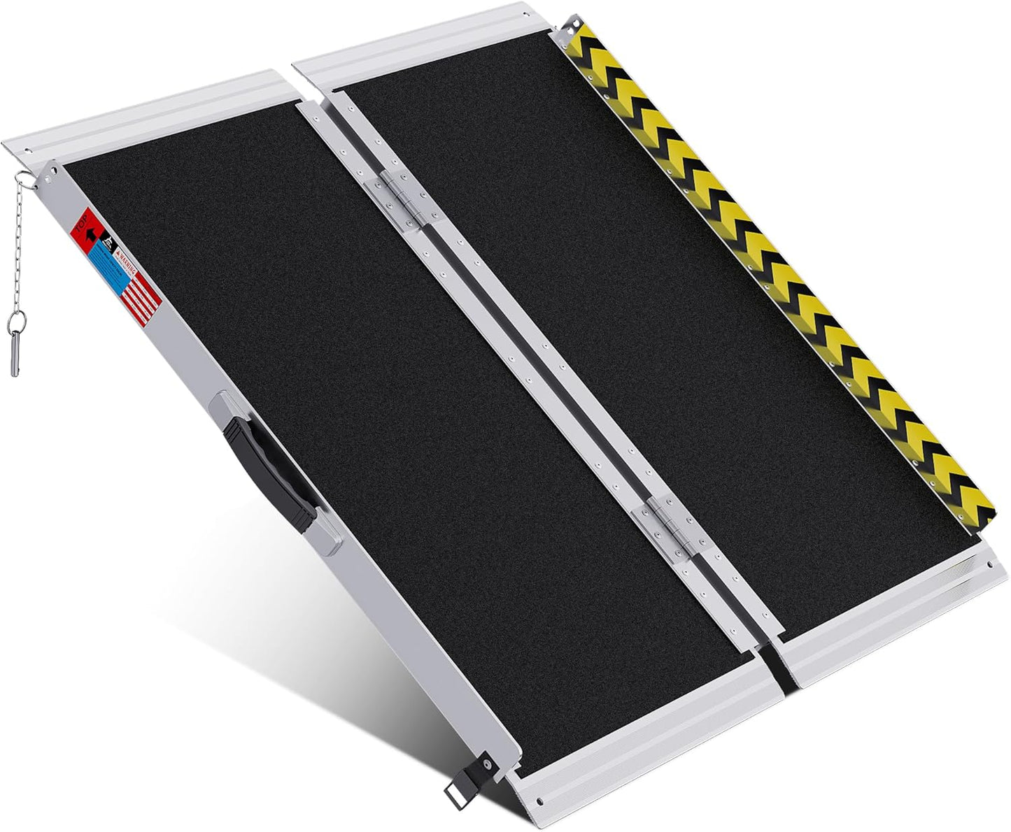 Portable Wheelchair Ramp 3FT - Anti-Slip Aluminum Folding Ramp
