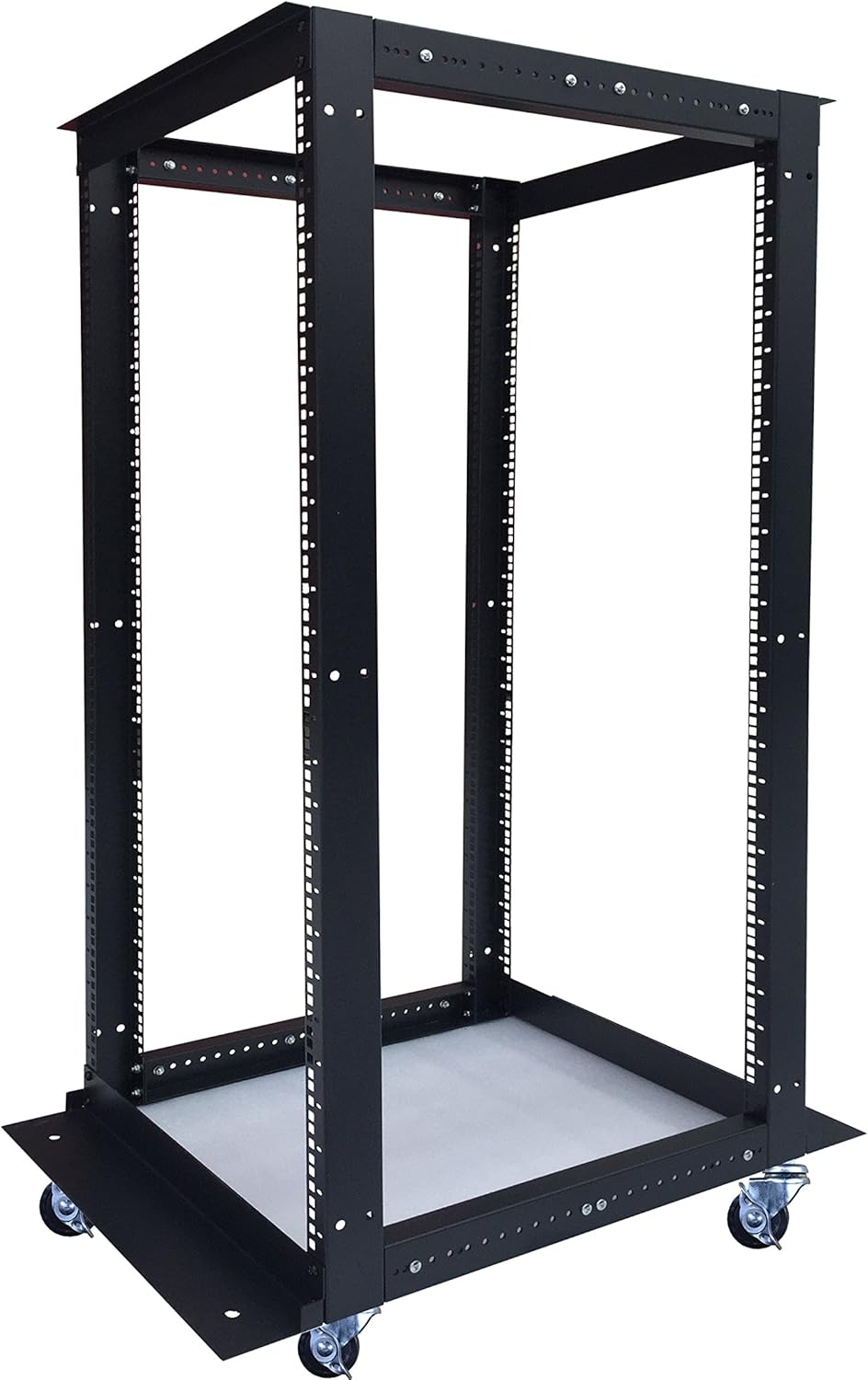 Sysracks 18U 4 Post Open Frame Network Server Rack Cabinet