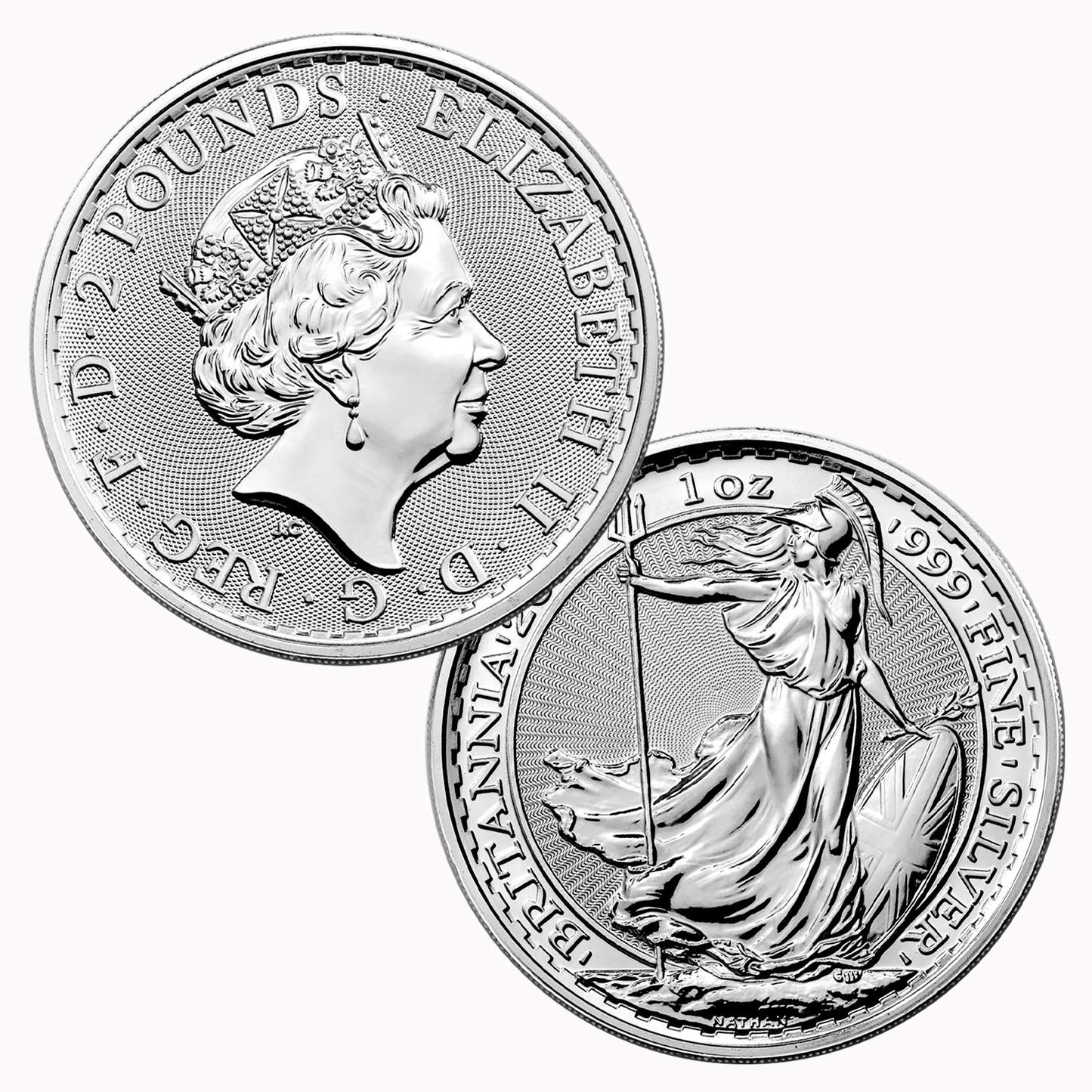 Great Britain 2019 Silver Britannia 1oz Coin - Brilliant Uncirculated