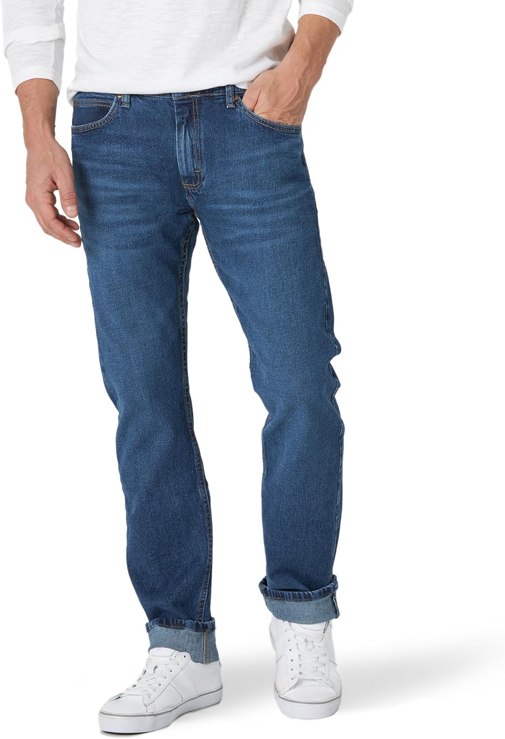 Lee Mens Legendary Slim Straight Jean for Ultimate Comfort