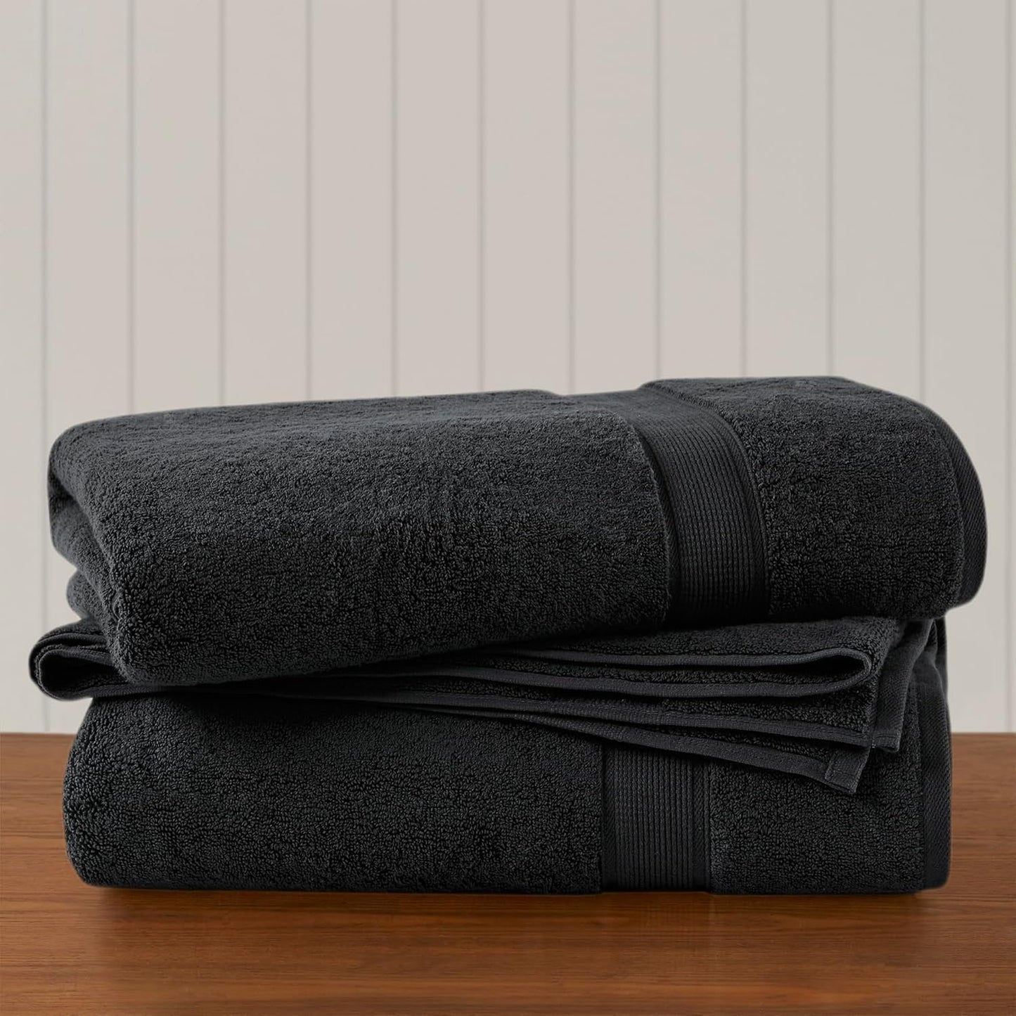 Madison Park 800GSM Bath Sheet Towel Set for Luxurious Comfort