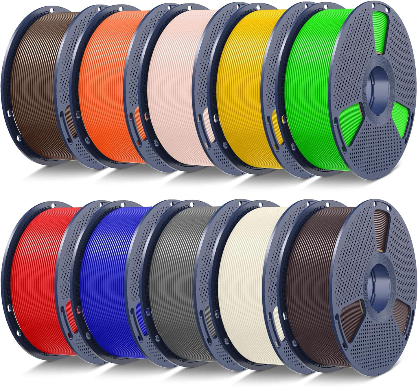 SUNLU PLA+ 2.0 3D Printer Filament Bundle for Quality Prints