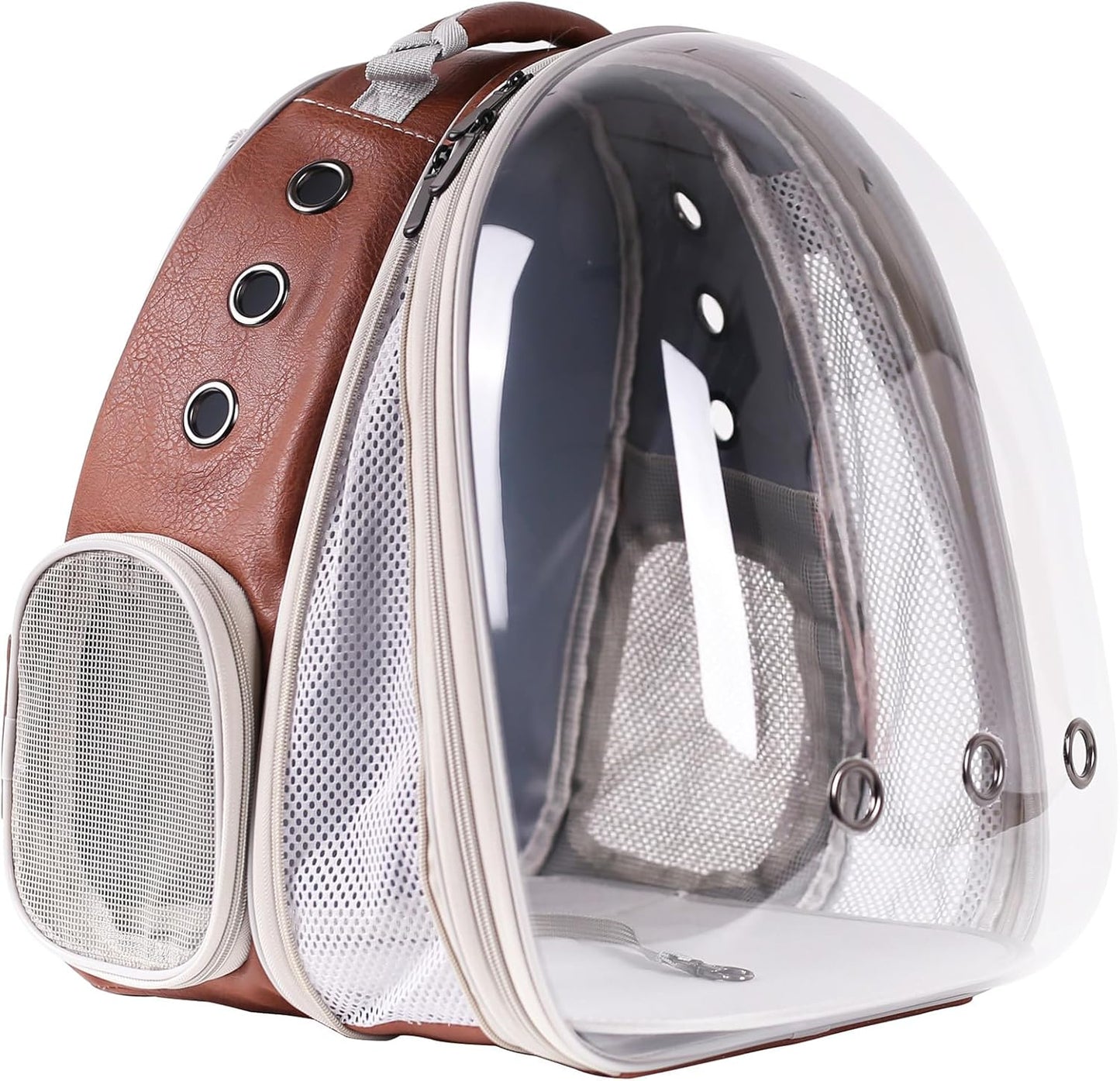 Front Extension Vented Pet Carrier Backpack for Large Cats