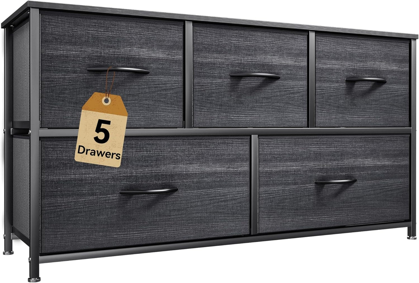 DWVO Dresser with 5 Drawers - Stylish Storage Solution