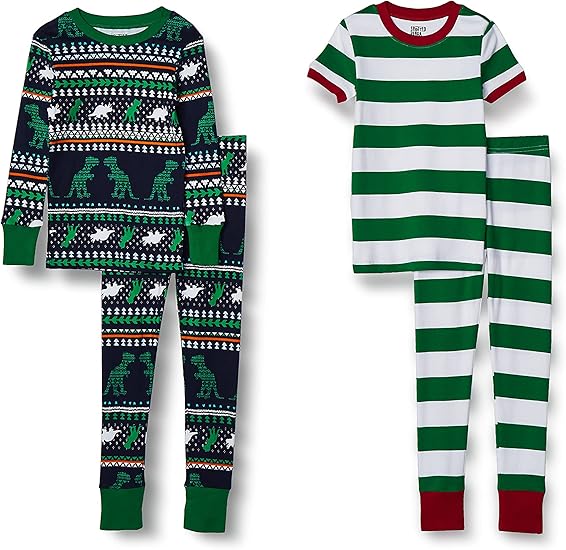 Snug-fit Cotton Pajamas Sleepwear Sets for Babies and Toddlers