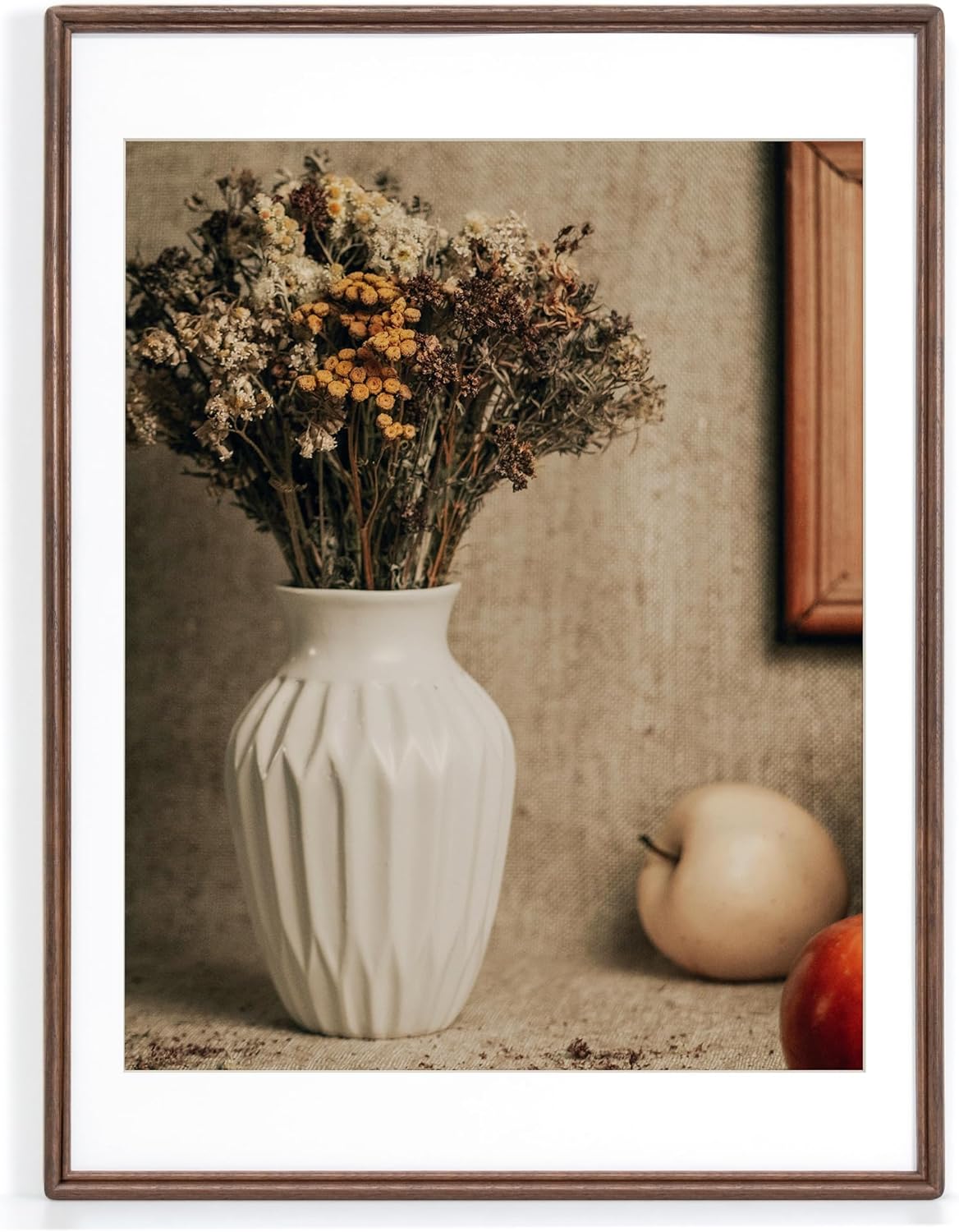 18x24 Natural Solid Walnut Wood Picture Frame for Art Display