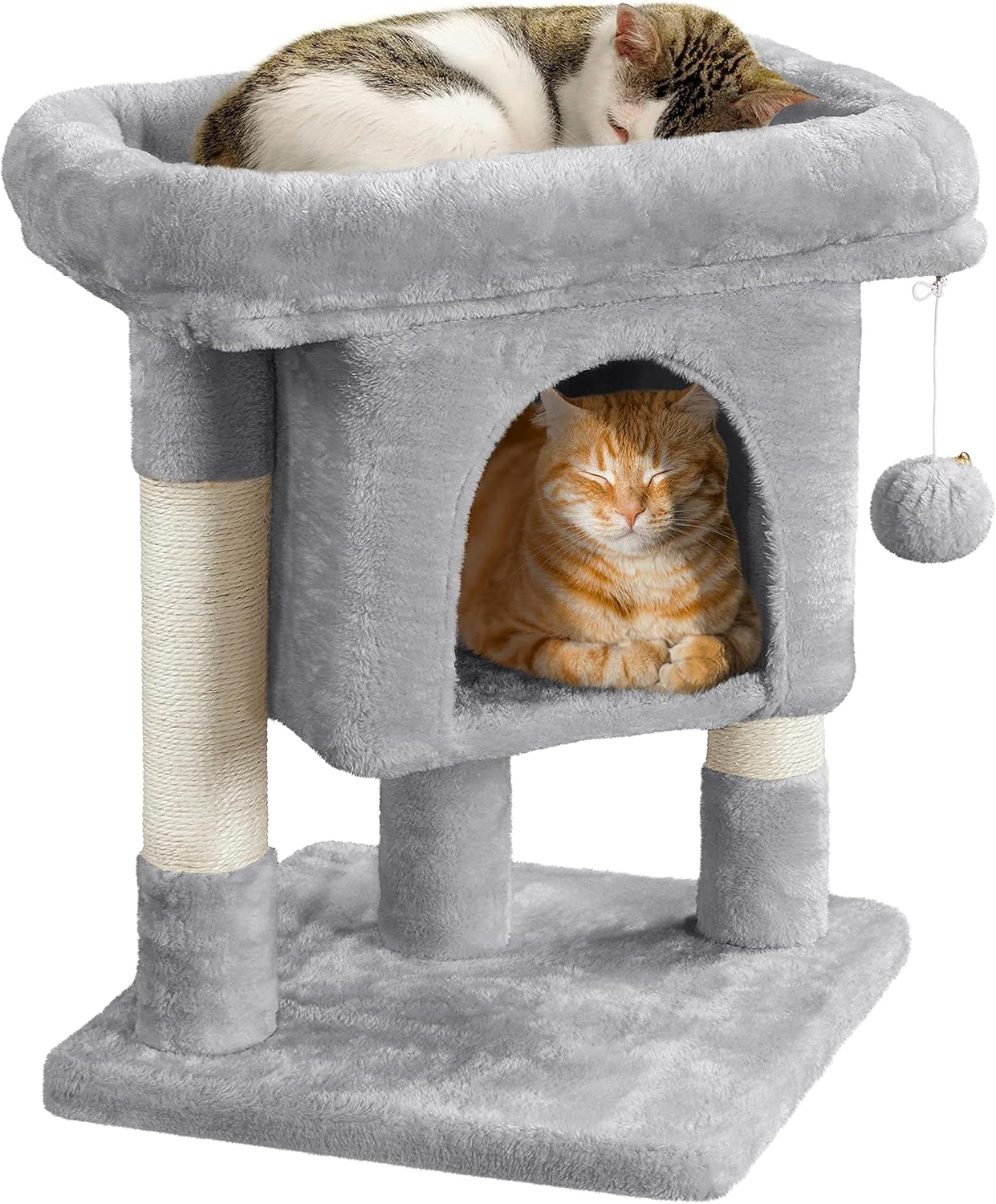 Yaheetech 23.5in Cat Tree Tower for Cats and Kittens Fun