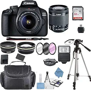 Canon EOS 4000D Digital SLR Camera with 18-55MM Lens Kit