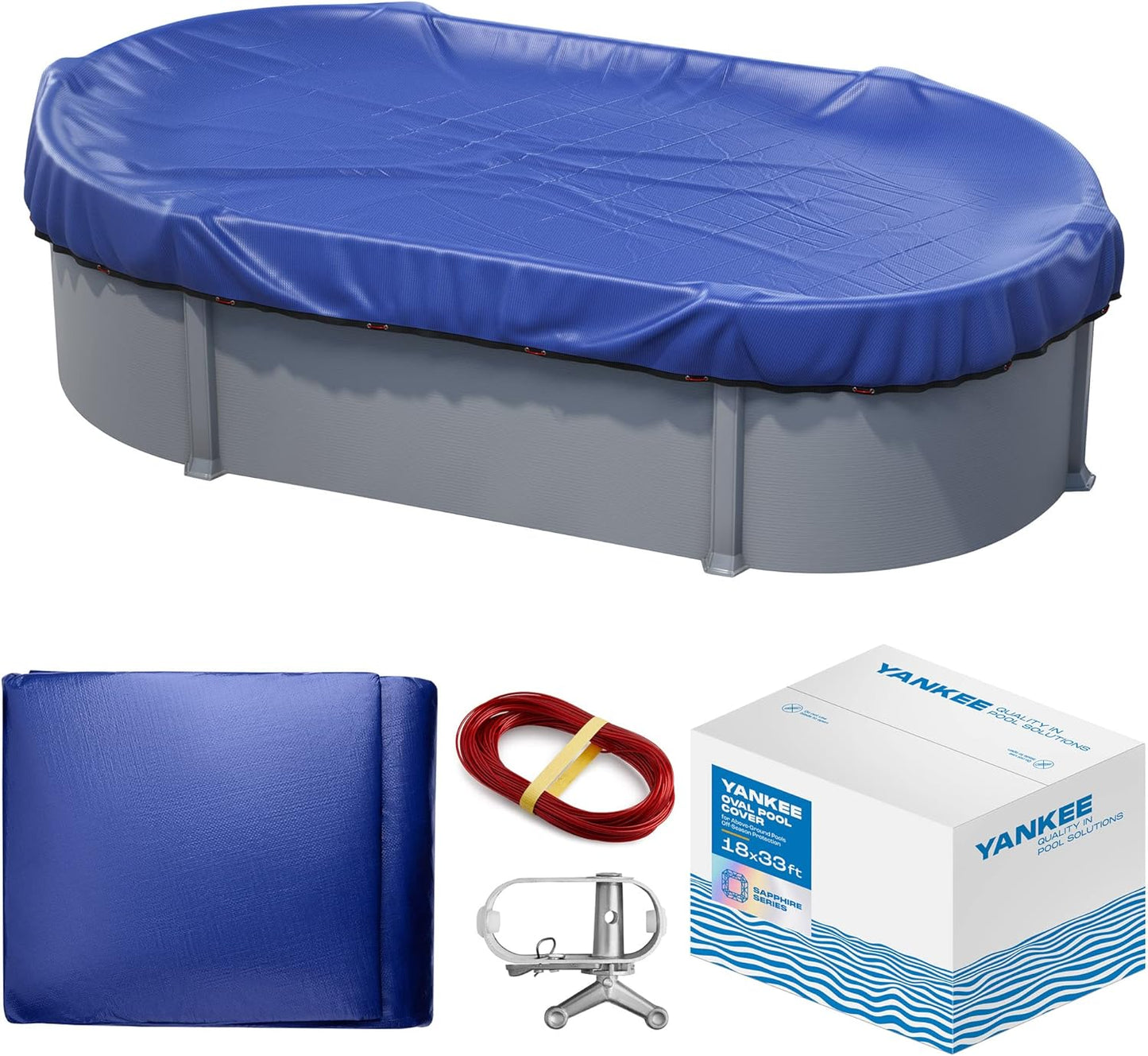 Yankee Pool Cover for Oval Pools | Durable Winter Protection