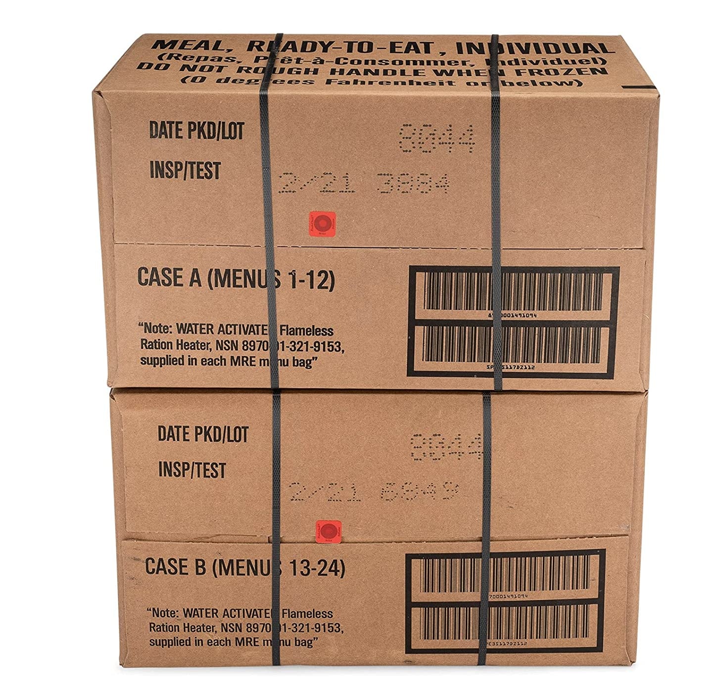 Ameriqual 24ct MRE Meals Ready to Eat Bundle for Outdoor Adventures