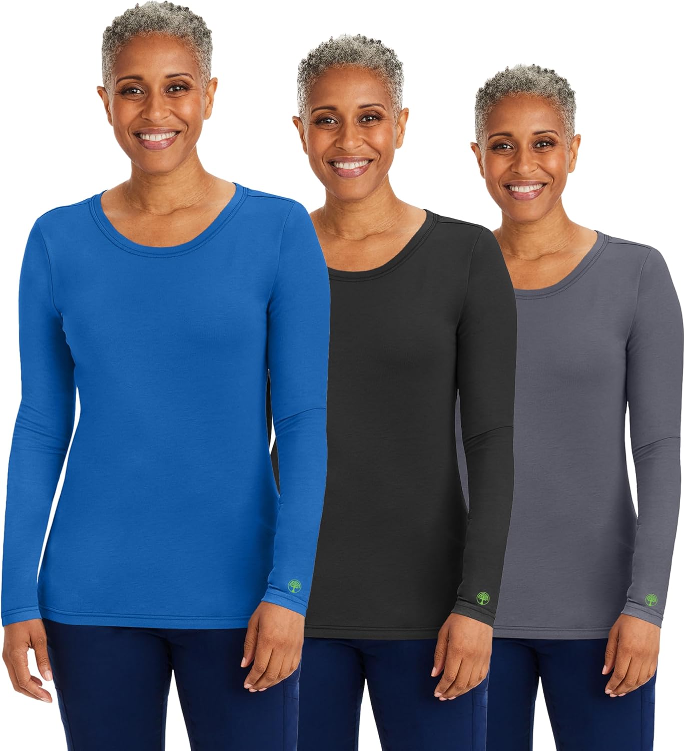 Healing Hands Women's Longsleeve Scrub Tee for Comfort & Style
