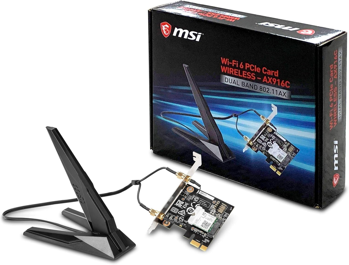 MSI Dual Band AX 200 WiFi 6 PCIe Network Adapter Card Review