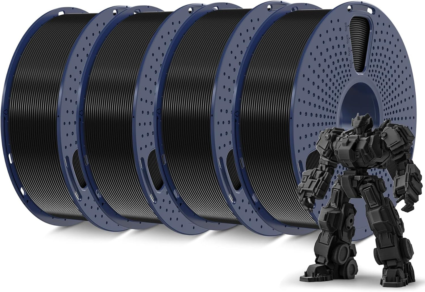 SUNLU 4KG 1.75mm PLA Plus Filament for FDM 3D Printers