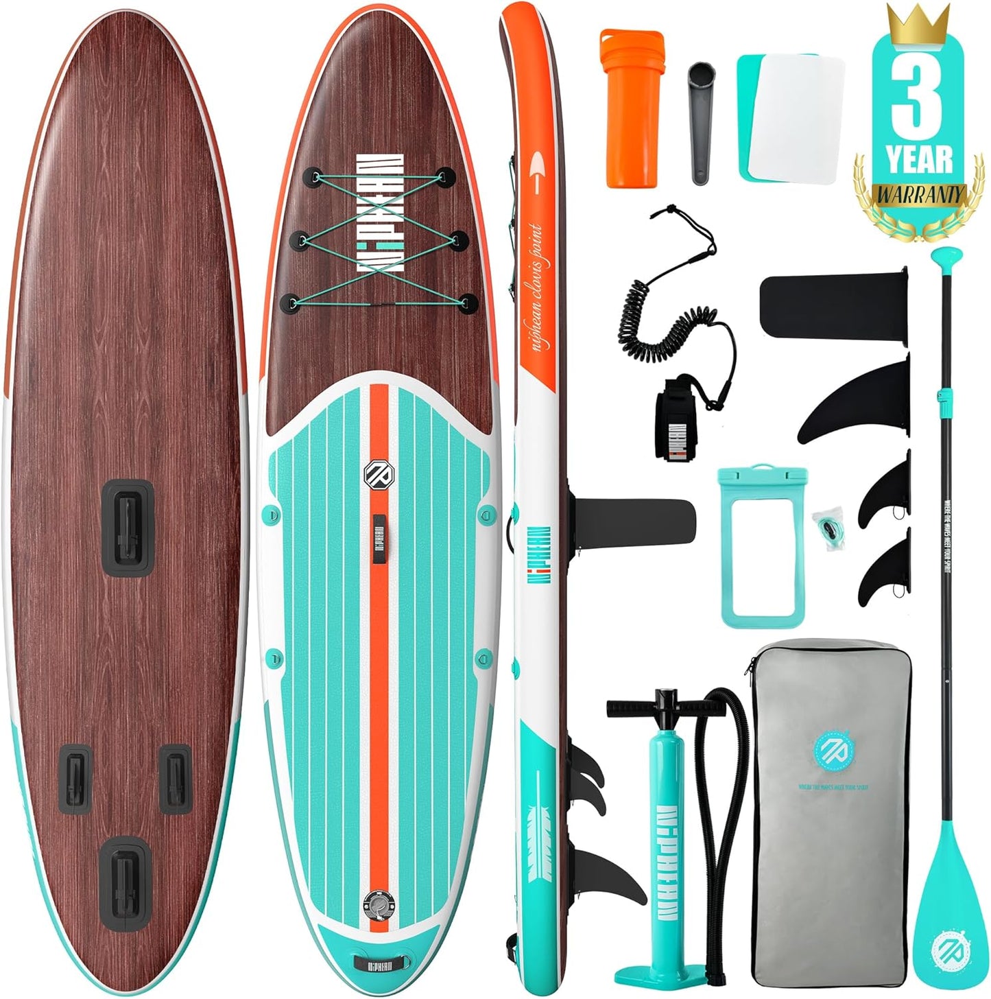 Niphean Inflatable Stand Up Paddle Board for All Skill Levels