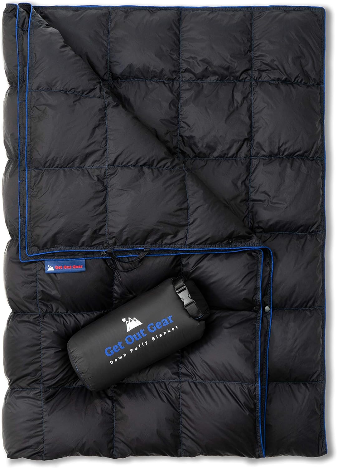 Get Out Gear Down Camping Blanket - Packable & Warm