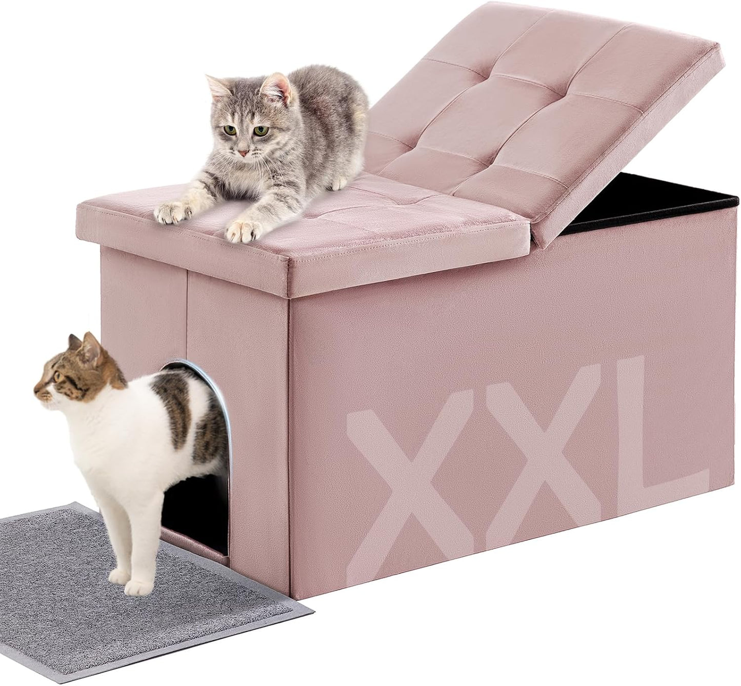 Extra Large Cat Litter Box Enclosure Furniture for Stylish Homes
