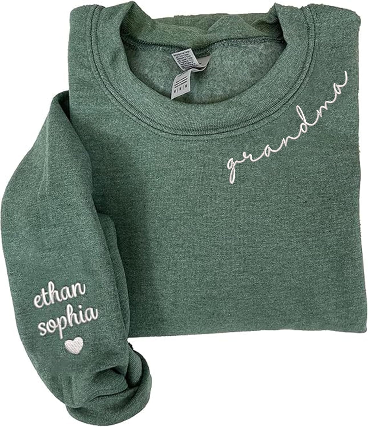 Custom Embroidered Mom Sweatshirt - Personalized Gift