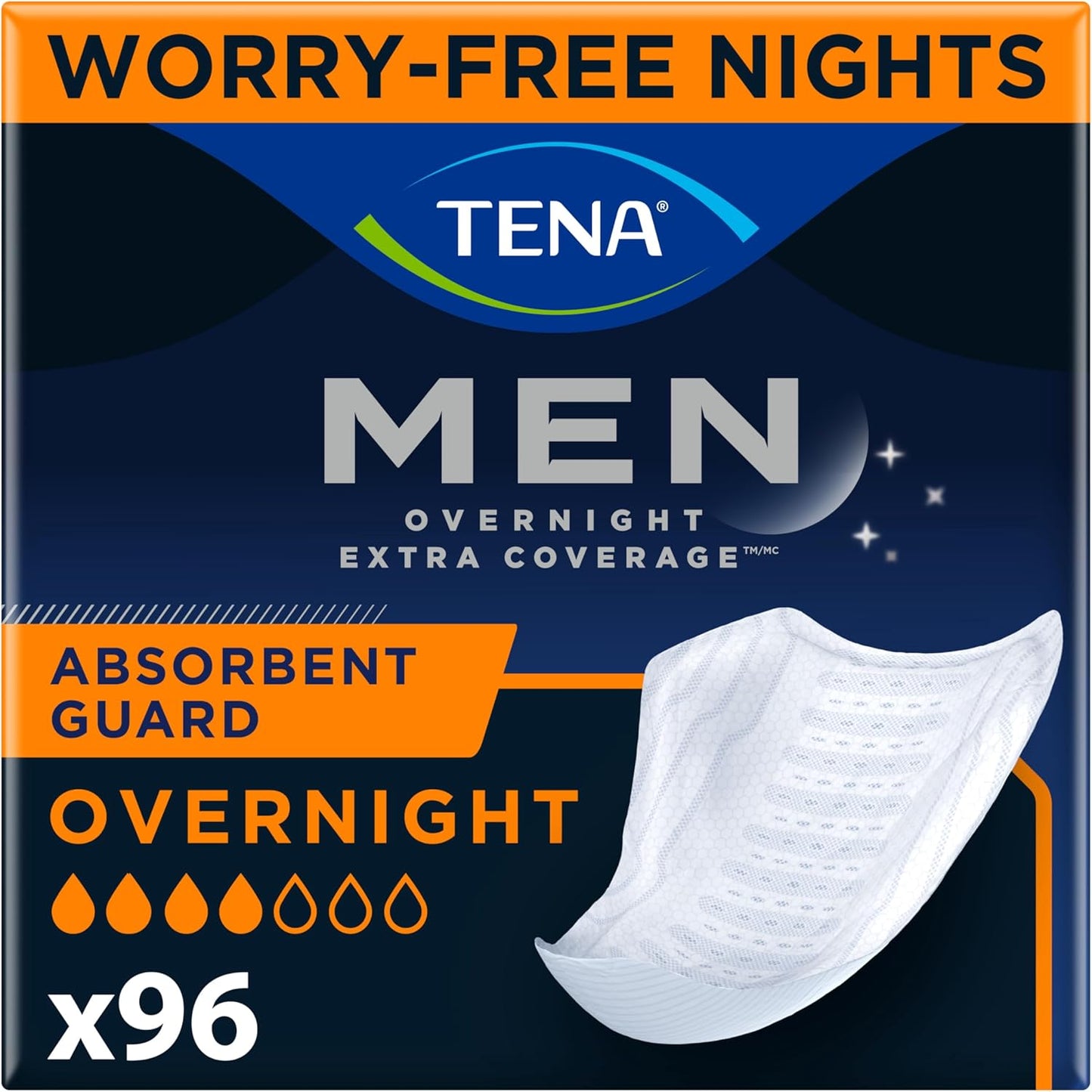 TENA Men's Super Absorbency Guards - 96ct