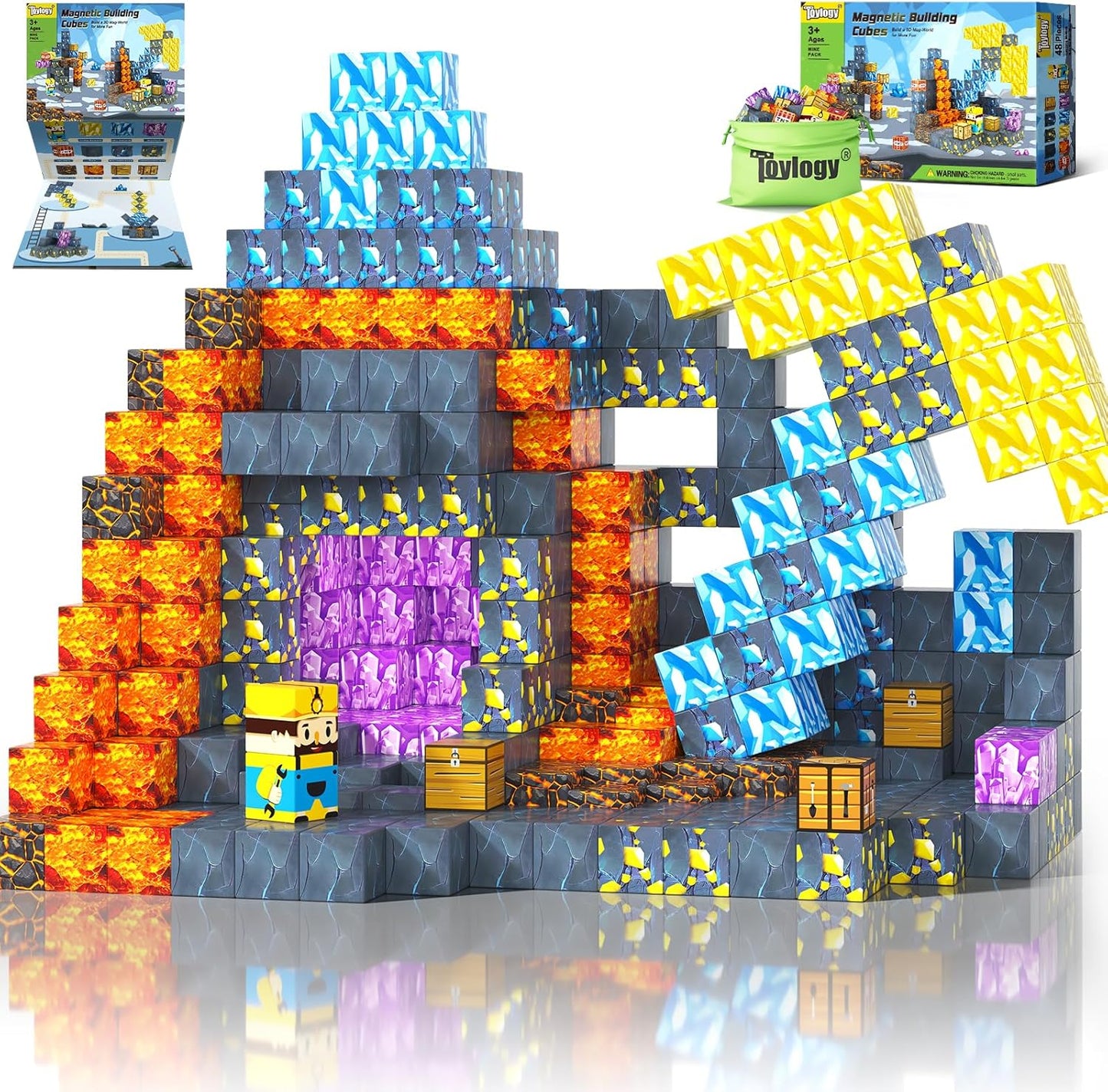 Magnetic Blocks Build Mine Magnet World Pickaxe Edition Fun