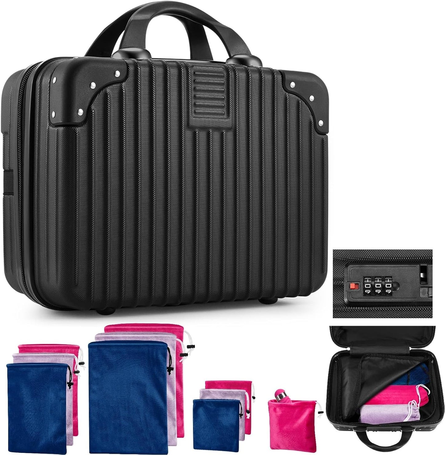 Adult Game Toy Storage Organizer Case with 9 Pcs Storage Bags