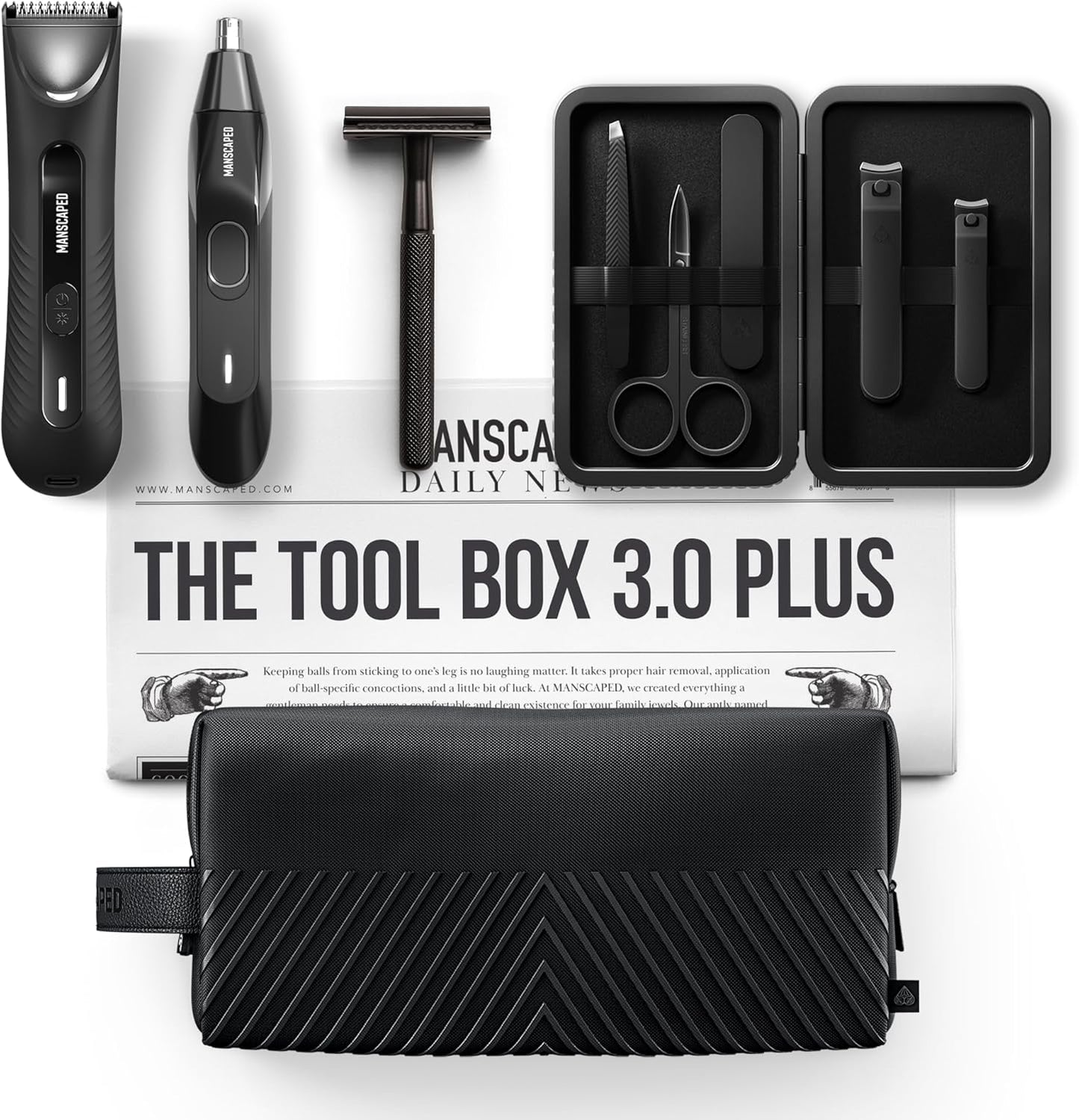 MANSCAPED Tool Box 3.0 Plus: Ultimate Grooming Kit for Men