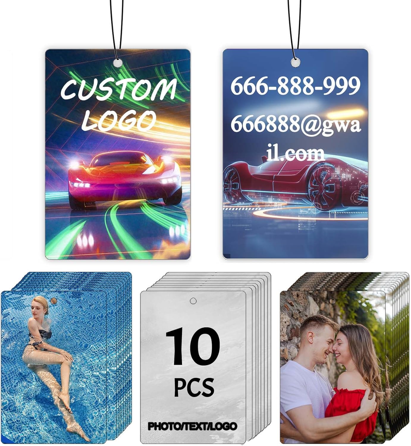 Custom Logo Car Air Fresheners - Personalize Your Ride!