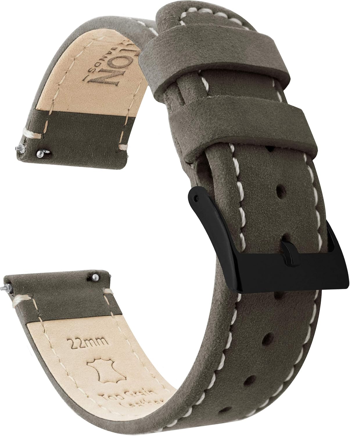 BARTON WATCH BANDS Top Grain Leather Bands for Apple Watch Models
