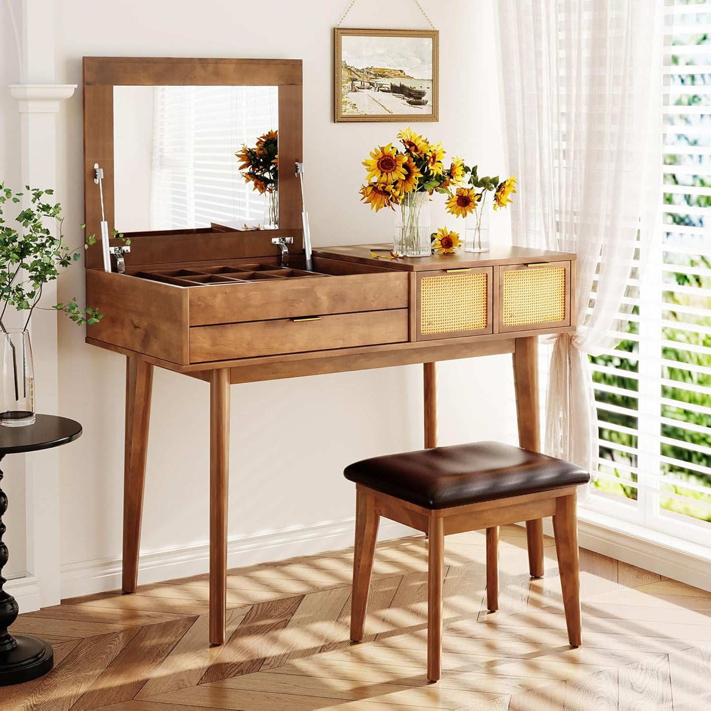 Merax Classic Vanity Set - Elegant Storage Solution