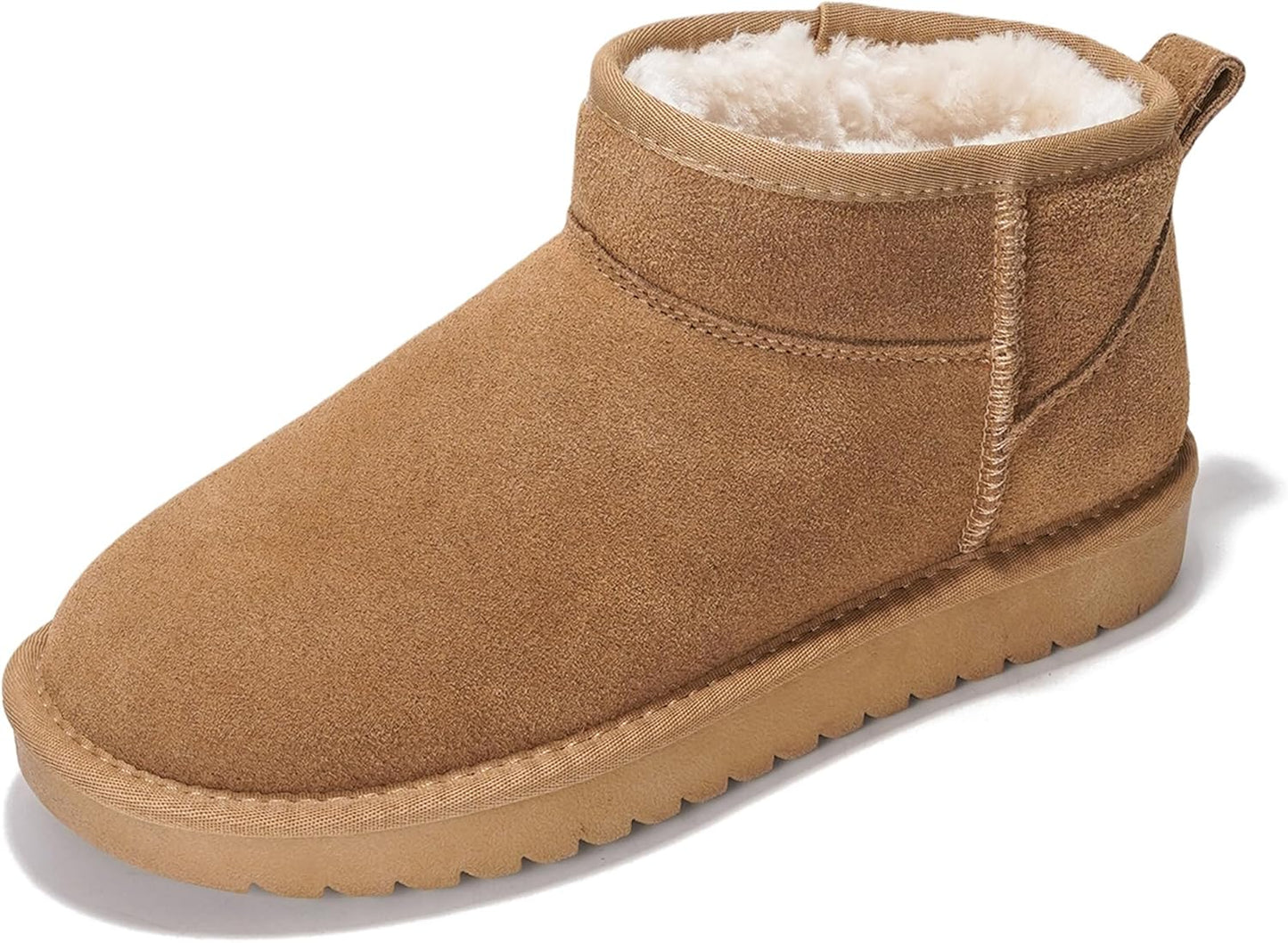 Project Cloud Genuine Leather Ankle Boots for Women - Stylish & Warm