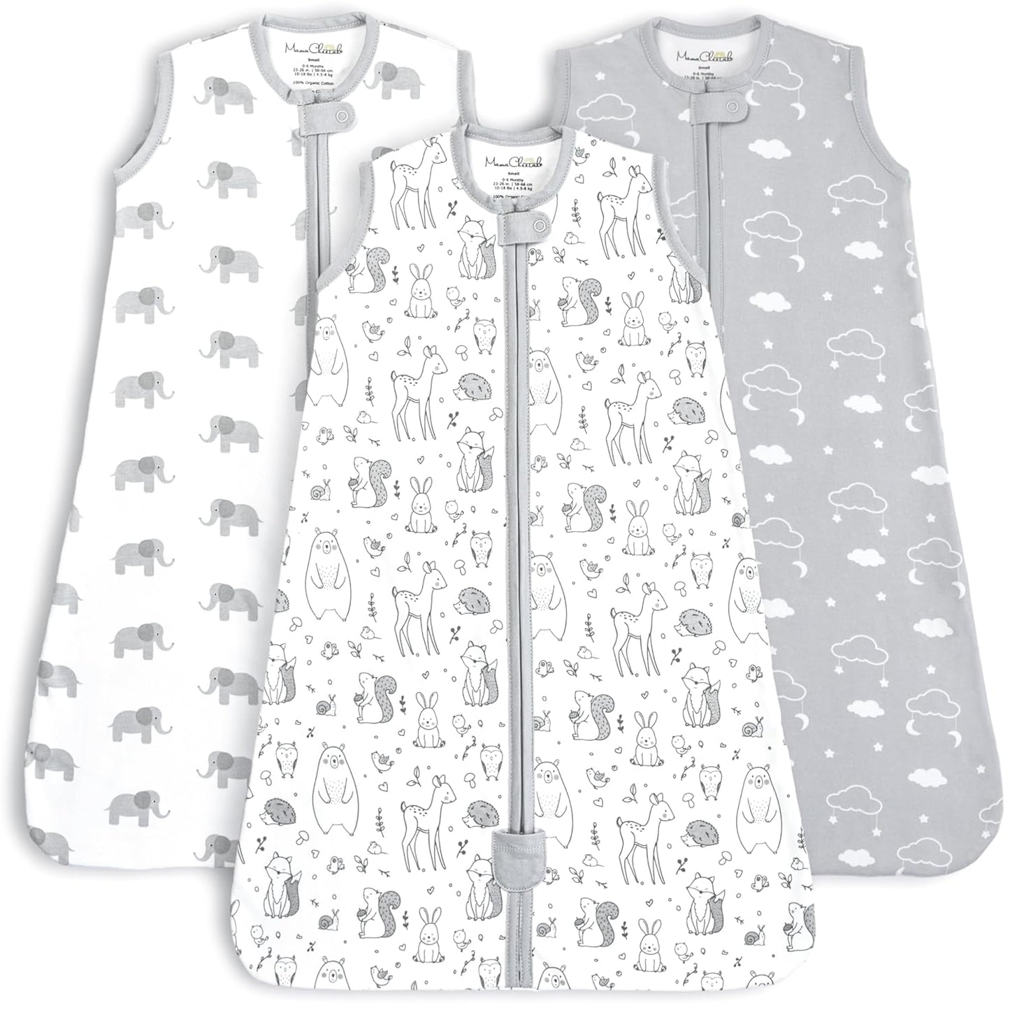 Mama Cheetah Baby Sleep Sack 0.5 TOG for Cozy Sleep