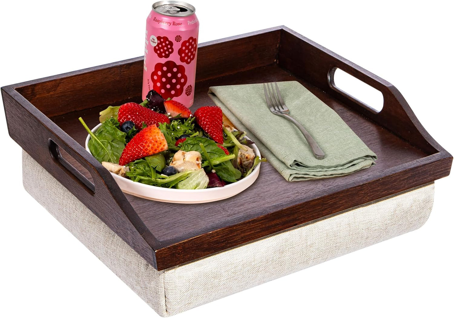 ROSSIE HOME Bamboo Wood Bed Tray - Stylish Lap Desk & Serving Tray