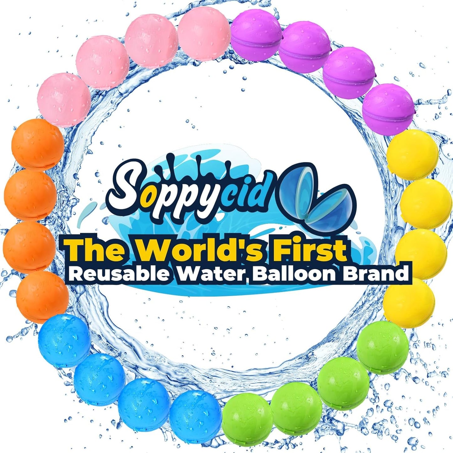 SOPPYCID Reusable Water Balloons for Endless Summer Fun