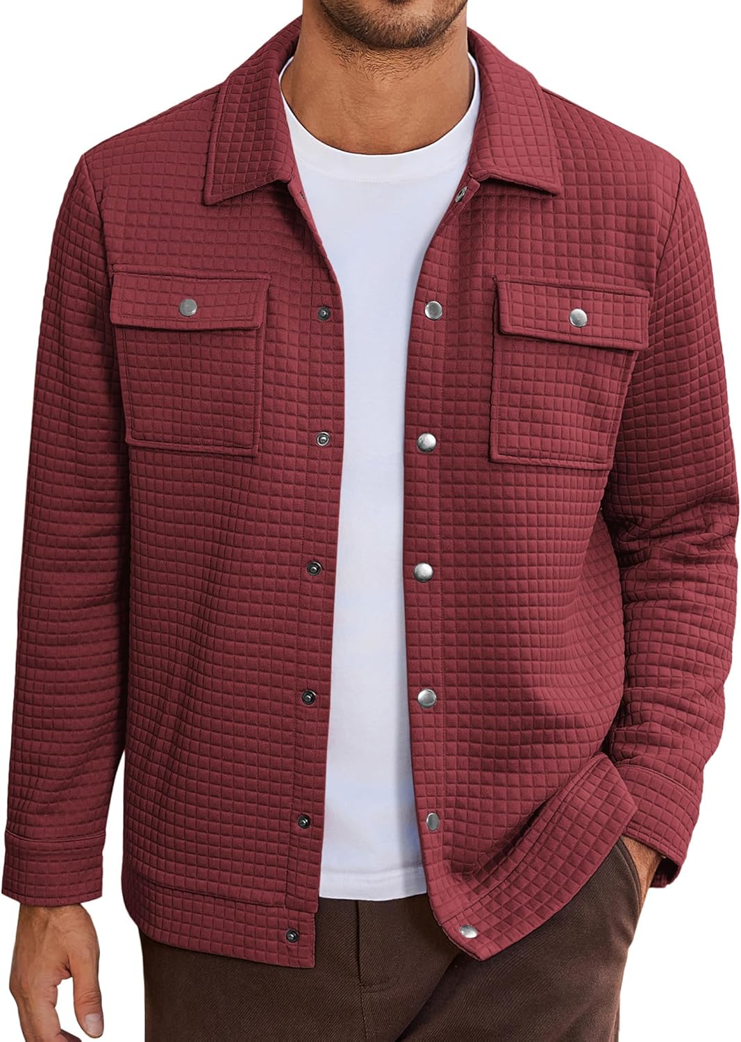 COOFANDY Mens Casual Shirt Jacket for Stylish Layering