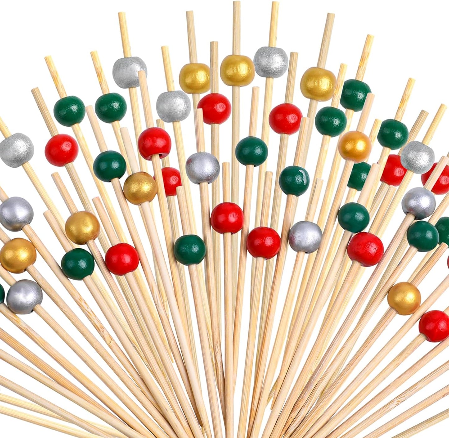 200pcs Festive Cocktail Picks - Perfect for Christmas