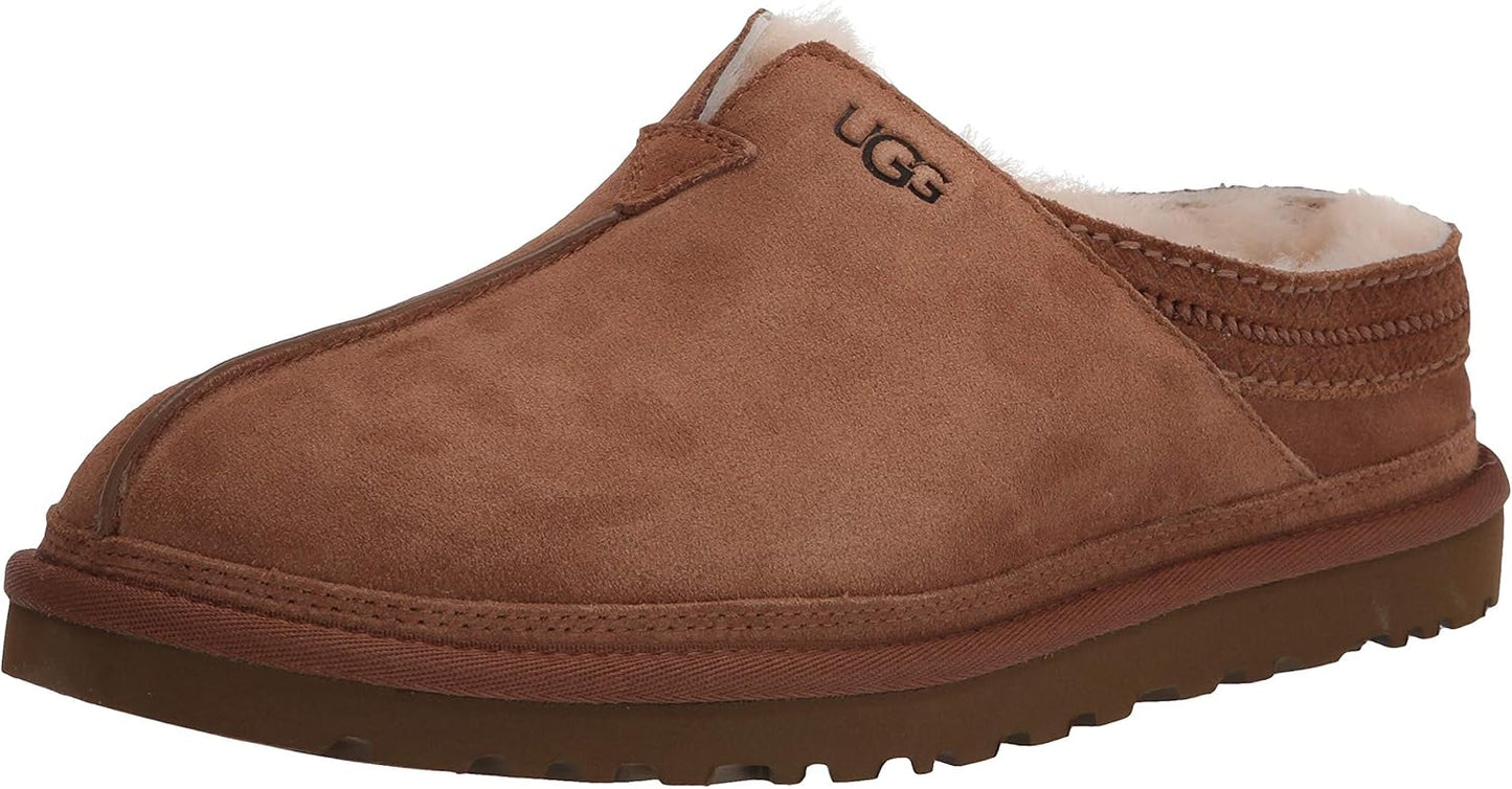 UGG Men's Neuman Slippers with Sheepskin Lining and Comfort